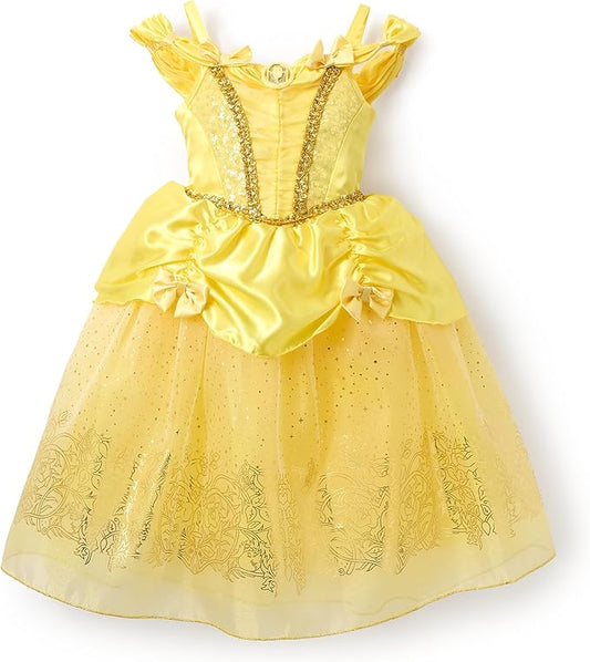 DISNEY STORE Official Princess Halloween Costume for Kids - Disney Princess Dresses - Dress up Clothes for Pretend Play
