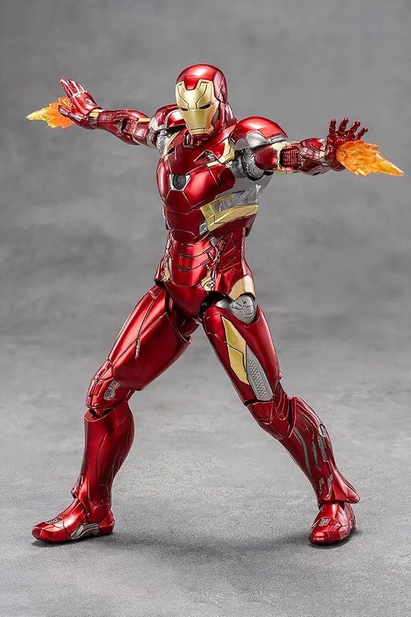 7 Inch MK46Ironman(1/10 Scale) Action Figure with Lots of Accessories,Exquisite Painting Collectible Toy