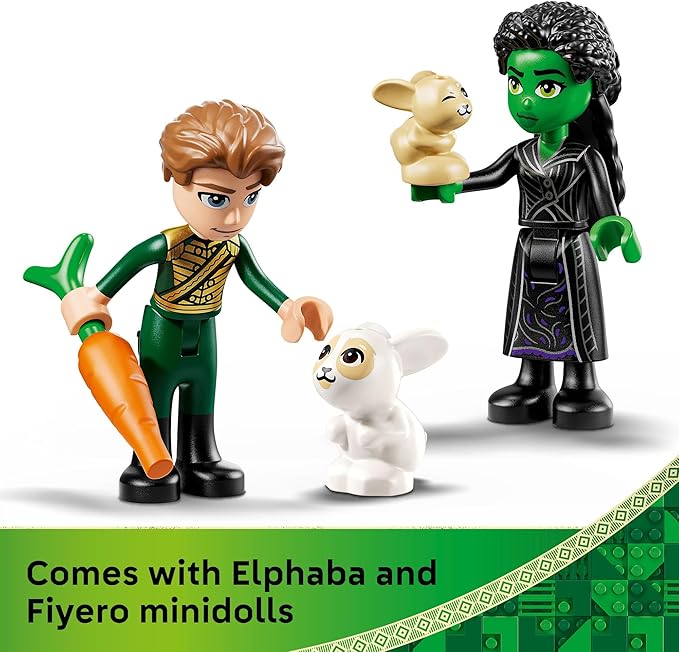 LEGO Wicked Elphaba’s Retreat Building Toy - Elphaba & Fiyero Toy Figures and Playset with Forest Friends - Pretend Play Building Blocks for Kids, Ages 7+ - Wicked Gift for Girls & Boys - 75687