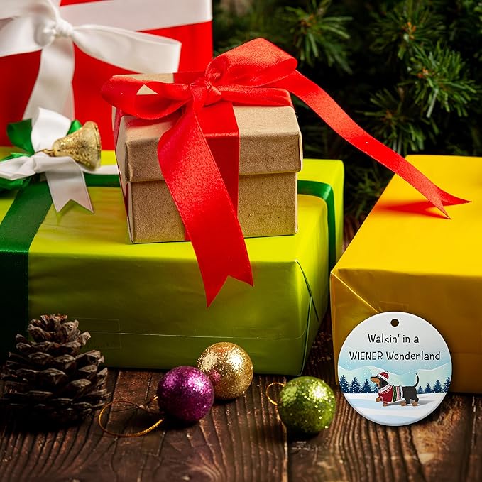 Gifts for Dog Lovers, Dachshund Christmas Decorations, Dachshund Ornament, Dog Christmas Ornaments 2025