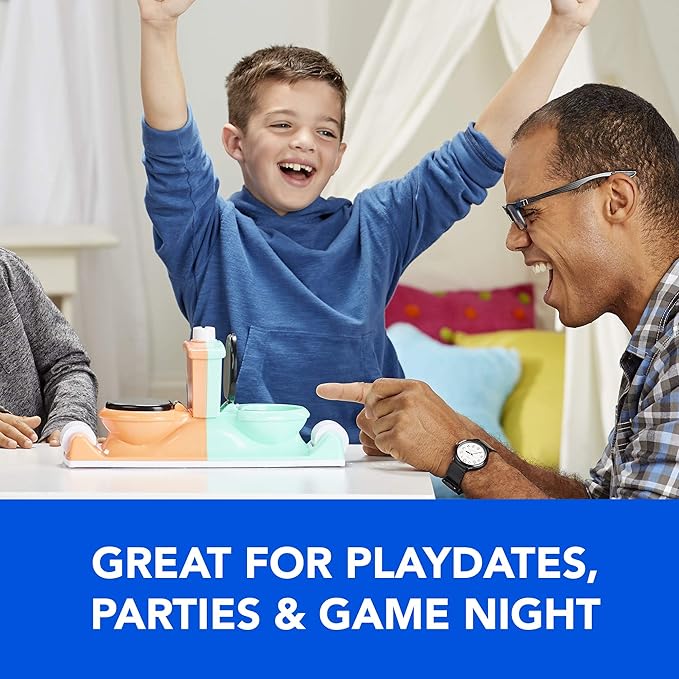 Hasbro Gaming Toilet Trouble Flushdown Kids Game Water Spray Ages 4+