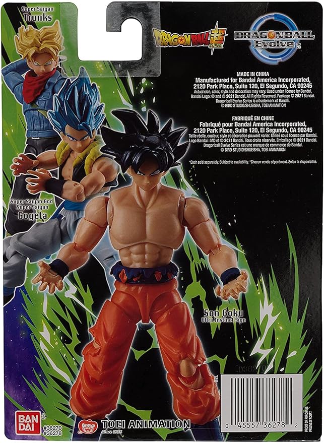 Bandai America - Dragon Ball Evolve 5 Action Figure Ultra Instinct Goku