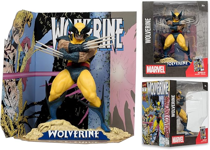 McFarlane Toys - Marvel Wolverine 1:10th Scale Collectible with Scene (Wolverine #85)