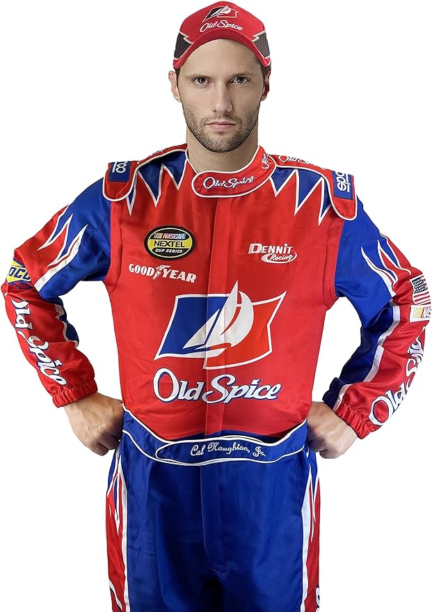 OEM CAL Naughton Jr Jumpsuit + Cap Costume Talladega Nights