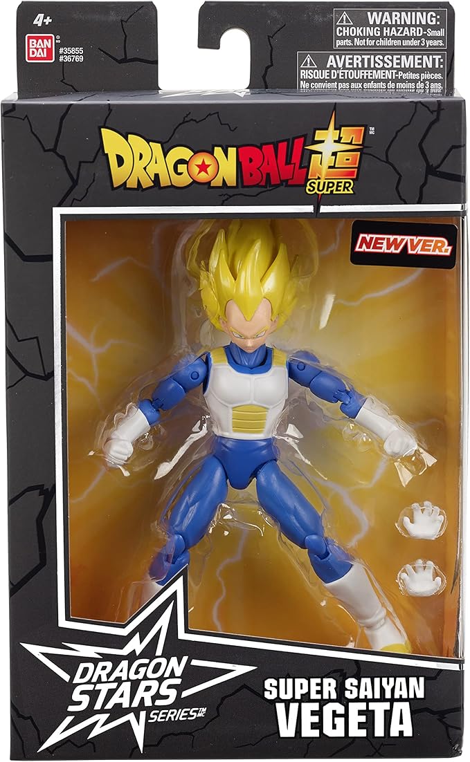 Dragon Stars Series - Dragon Ball Super - Super Saiyan Vegeta (Ver. 2), 6.5" Action Figure