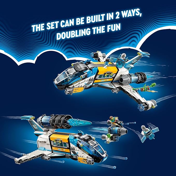 LEGO DREAMZzz Mr. Oz’s Spacebus 71460 Spaceship Toy Building Set, Christmas Toy for Kids, Space Shuttle School Bus, Unique Space Travel Gift for 9+ Year Olds to Play on Their Own or with Friends