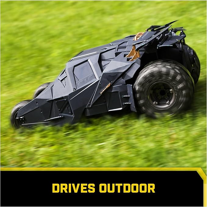 DC Comics Batman, Official Batmobile Tumbler RC, 1:15 Scale, 85th Anniversary Dark Knight Trilogy Special Edition Collectible Kids Toys for Boys Ages 4 and Up