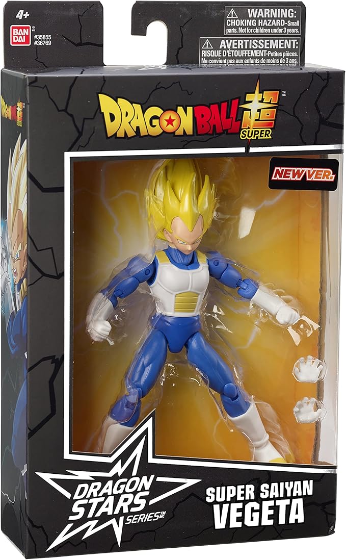 Dragon Stars Series - Dragon Ball Super - Super Saiyan Vegeta (Ver. 2), 6.5" Action Figure