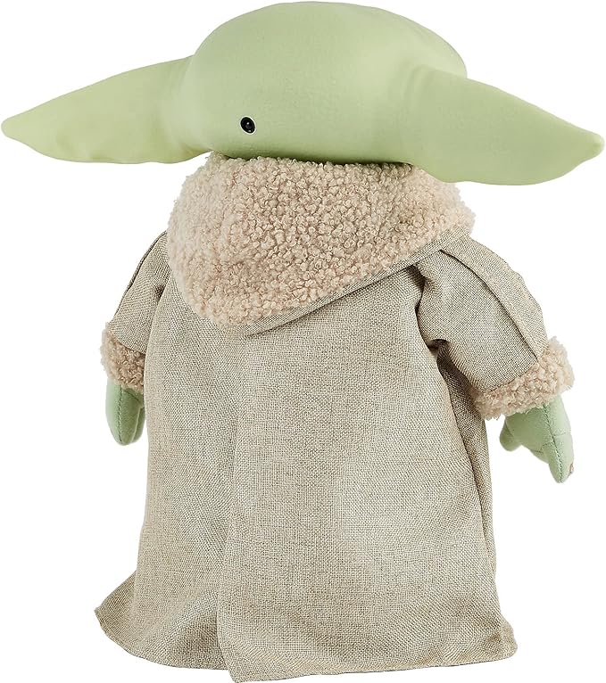 Mattel Star Wars The Mandalorian Grogu RC 12-inch Plush Toy, Real Moves Soft Body Doll with Remote-Controlled Motion & Sounds