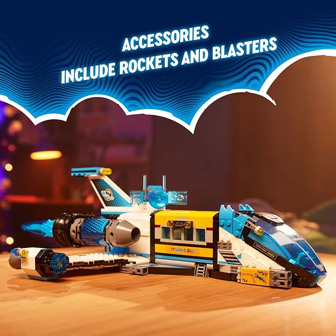 LEGO DREAMZzz Mr. Oz’s Spacebus Building Set, Spaceship Toy for Kids, Space Shuttle School Bus, Unique Space Travel Gift for 9+ Year Olds, 71460
