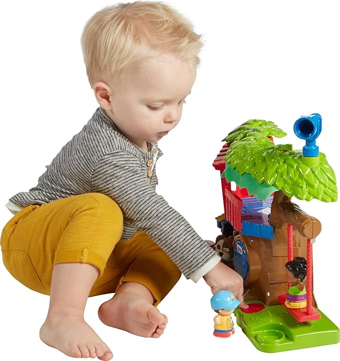 Fisher-Price Little People Surprise & Sounds Home [Amazon Exclusive] & Little People Swing & Share Treehouse