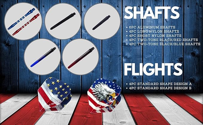 Soft Tip Darts Set - Professional Darts for Electronic Dartboard - Includes Brass Barrels + Plastic & Aluminum Shafts + Rubber O'Rings + Flights + 50PC 2BA Tips + Wrench