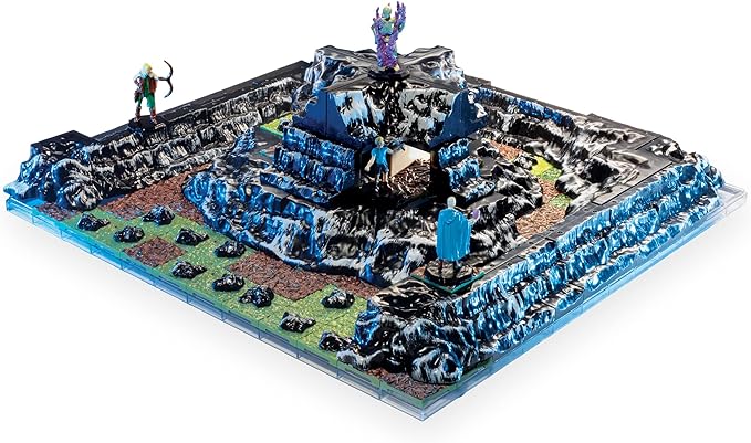 Monster Adventure Terrain 107pc Painted Rock Formation Base Set, Fully Modular Stackable 3D Tabletop World Builder, Use Alone or with Other Sets, Compatible w DND Dungeons Dragons, RPG