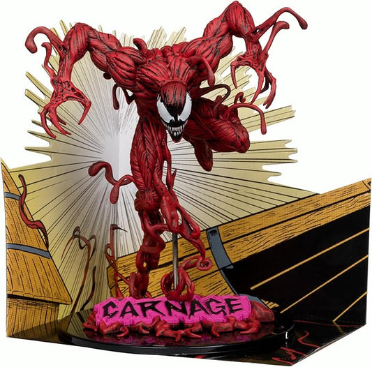 McFarlane Toys Marvel Carnage 1:10th Scale Collectible with Scene (The Amazing Spider-Man #362)