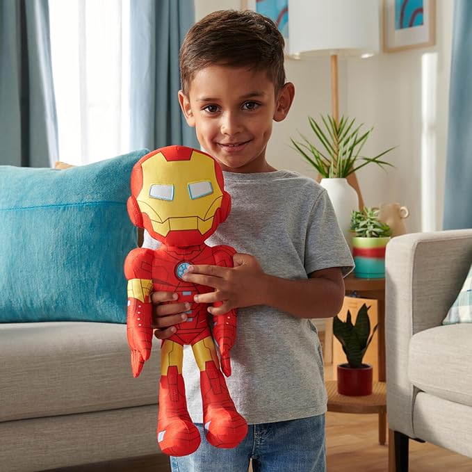 Marvel Spidey and His Amazing Friends My Friend Iron Man Feature Plush - 16-Inch Talking Plush with 16 Unique Phrases