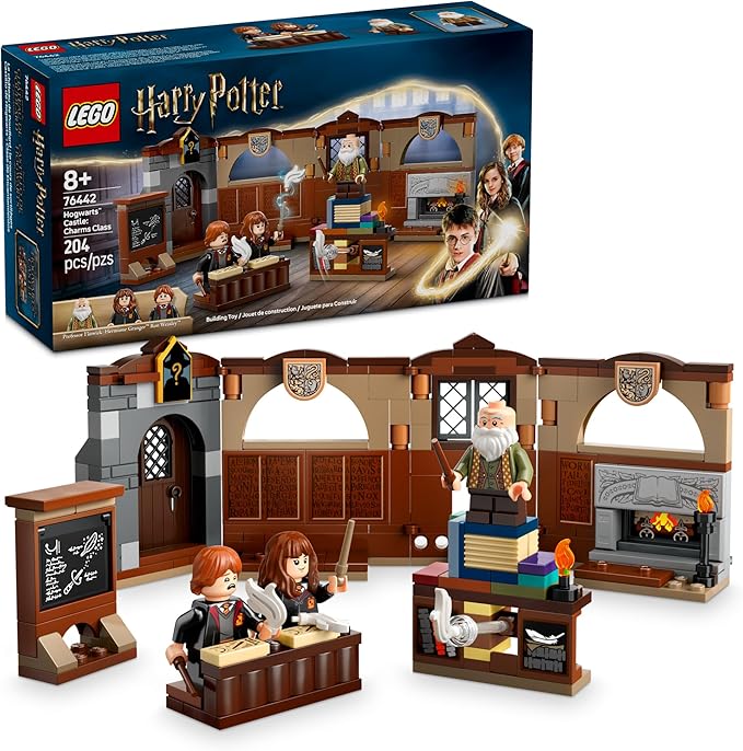 LEGO Harry Potter Hogwarts Castle: Charms Class Building Toy - Wizard Kids Toy for Boys and Girls, Fans of Harry Potter, Ages 8+ - Gift Idea for Birthdays - 76442