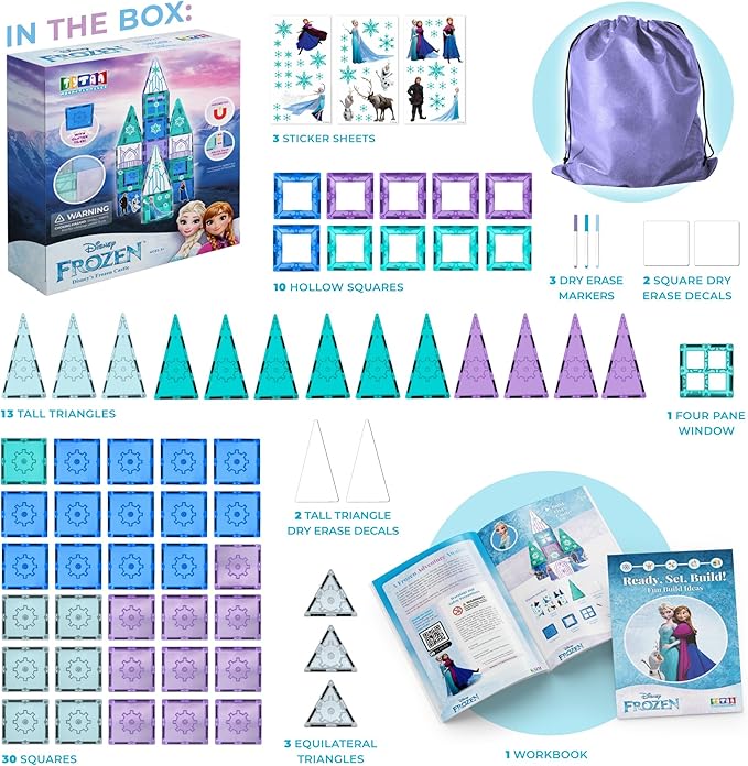 Tytan Disney Frozen 68-Piece Magnetic Tile Set