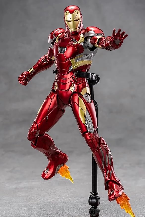 7 Inch MK46Ironman(1/10 Scale) Action Figure with Lots of Accessories,Exquisite Painting Collectible Toy