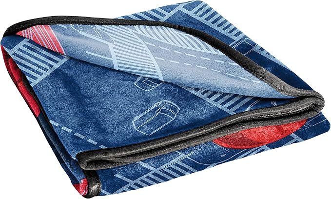 Jay Franco Spiderman Kids' Miles Morales Plush Fleece Throw - 46" x 60", Soft, Fade Resistant, Cozy Blanket for Boys & Girls