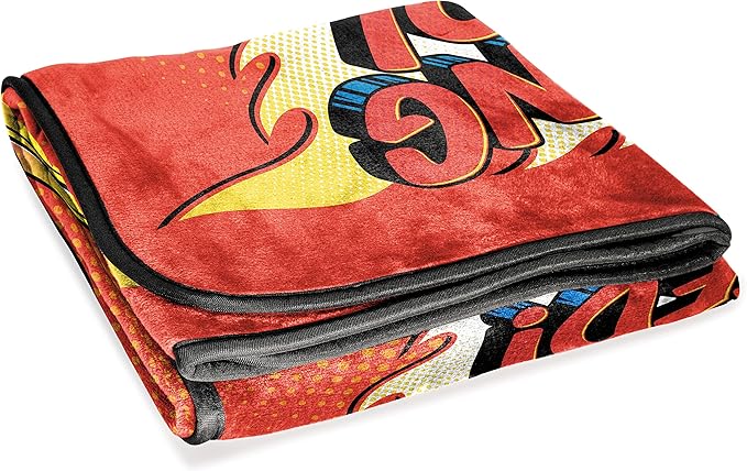Jay Franco Blaze and The Monster Machines Kid's Throw Blanket, Plush 46" x 60" Throw Blanket for Boys & Girls, Soft Fleece Throw Blanket for Toddlers, Cozy, Fade Resistant Warm Blanket for Kids, Red