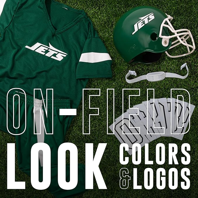 Franklin Sports NFL Youth Football Uniform Set for Boys & Girls - Includes Helmet, Jersey & Pants with Chinstrap + Numbers