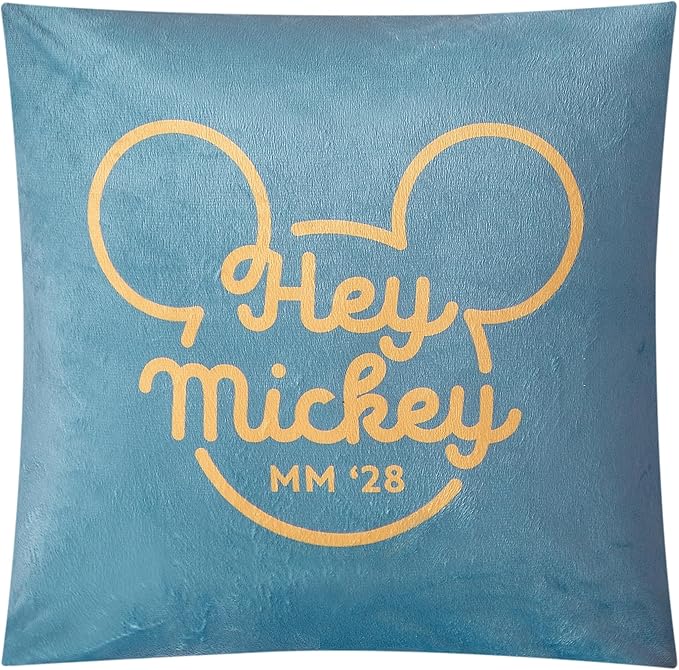 Disney Mickey Mouse 3 Piece Slumber Set with Kids Indoor Outdoor UPF 30+ Pop Up Play Tent with Pillow and Flashlight