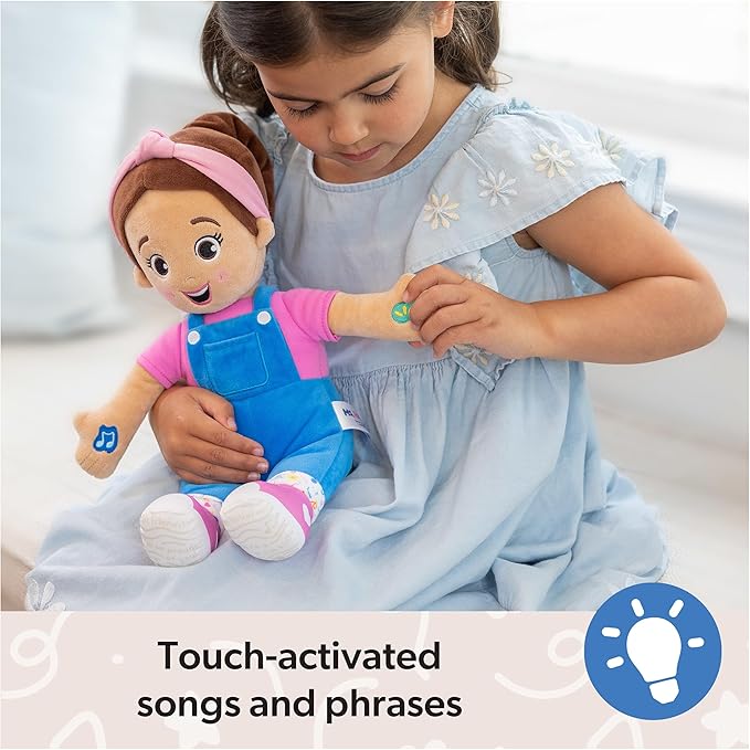 Ms. Rachel Official Speak & Sing Doll, 16” Tall Interactive Toy with 4 Songs & 16+ Phrases, Toddler Toys for Girls & Boys Ages 6 Months to 3+ Years