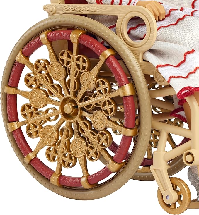 Mattel Universal Wicked Nessarose Fashion Doll & Accessories, Including Wheelchair, with Brown Curly Hair, Poseable & Removable Ballroom Look