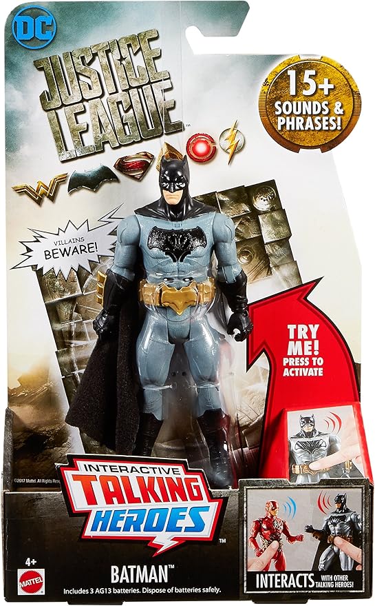 Justice League Talking Heroes Batman Figure