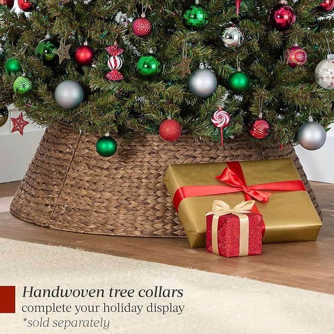 Best Choice Products Artificial Christmas Tree, 4.5ft Premium Unlit Realistic Spruce Holiday Décor w/Dense Branches, Easy Assembly, Metal Base - Green Spruce