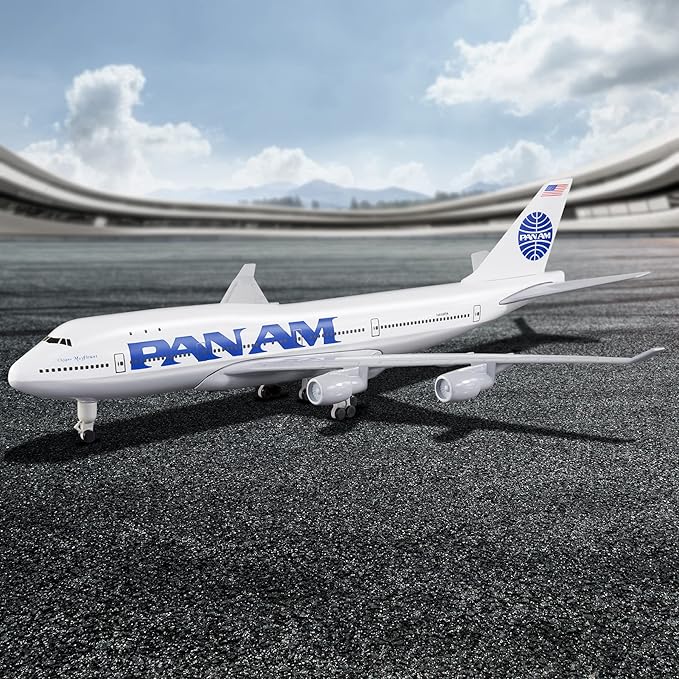 1:300 Scale American Panam Airlines 747 Airplane Models Alloy Diecast Airplane Model
