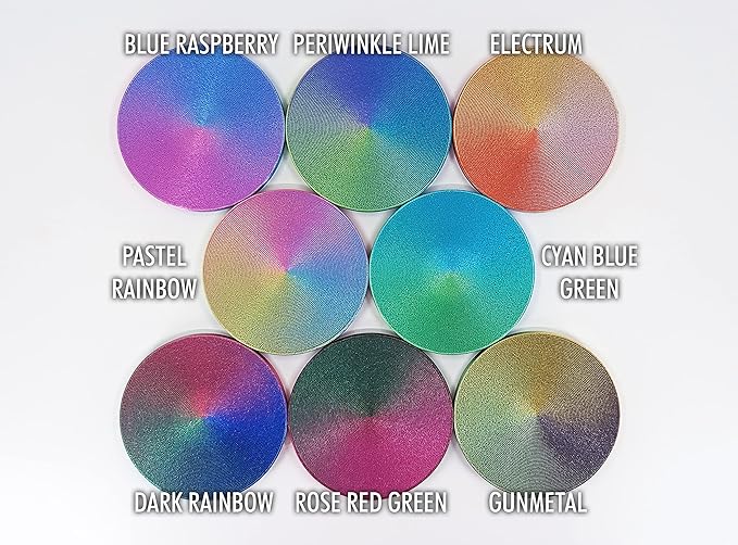 Medium 12" Articulated Crystal Dragon - Multi Color 3D Printed Plastic Dragon Figure - Rainbow Pearlescent Colors - Interlocked Body Segments and Legs (Medium 12", Pastel Rainbow)