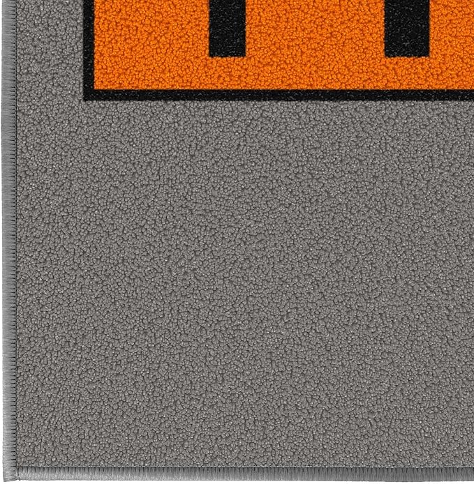 Ottomanson 2'7" x 6' Hopscotch Kids Rug - Play Mat for Playroom, Bedroom, Daycare & Classroom - Fun & Interactive Game Carpet - Durable and Non-Slip - Perfect for Learning & High-Traffic Areas, Gray