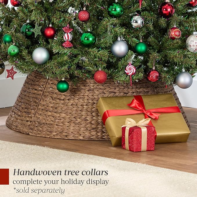 Best Choice Products Artificial Christmas Tree, 7.5ft Premium Pre-Lit Realistic Spruce Holiday Décor w/Dense Branches, Metal Base - Green Spruce