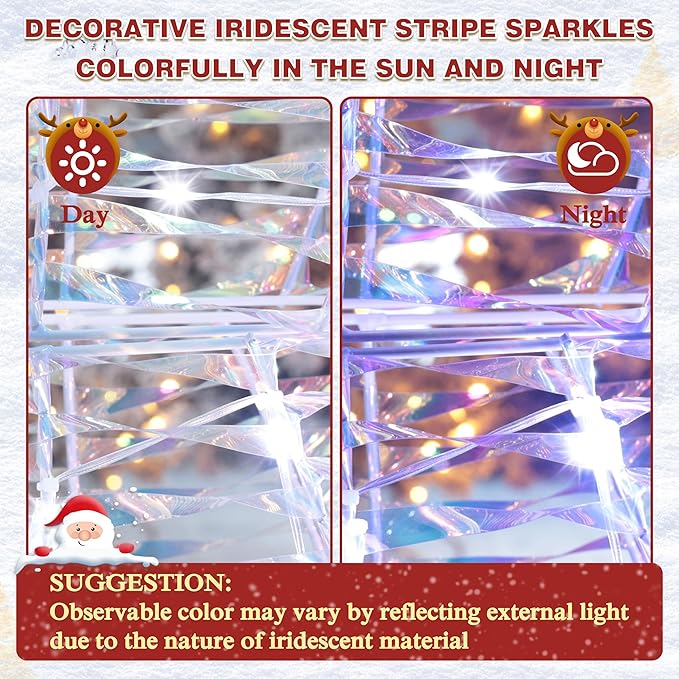 4.5FT Lighted Snowman for Christmas Decoration, 3D Pre-Lit Iridescent Snowman Xmas Decor with 100 LED Lights, Glittered Standing Holiday Display for Outdoor, Indoor