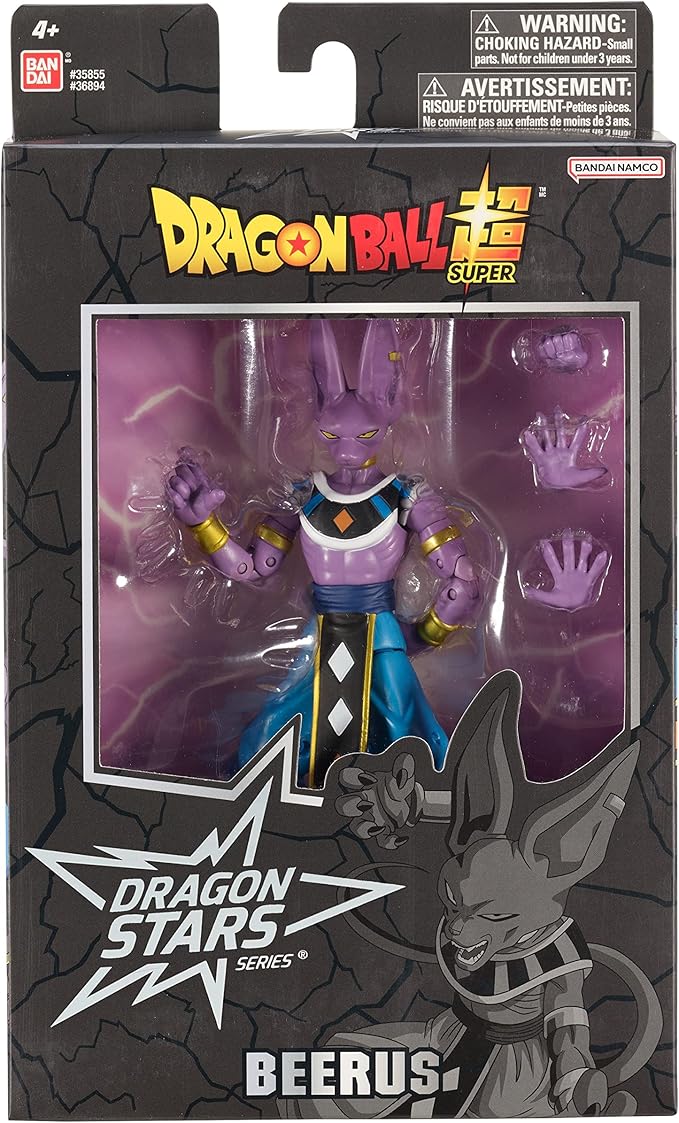Dragon Stars Series - Dragon Ball Super - Beerus Version 2, 6.5" Action Figure