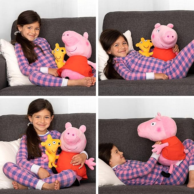 Peppa Pig Kids Bedding Super Soft Plush Cuddle Pillow Buddy, One Size, By Franco