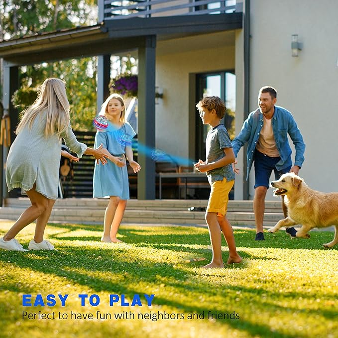 2025 Flying Orb Ball Toy,Cosmic Globe Boomerang Hover Ball Galactic Fidget Spinner, Hand Drone Orbit, Cool Toys Gift for 6 7 8 9 10+ Year Old Boys Girls Teens Outdoor Toys(Red)