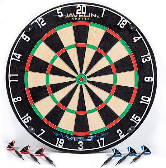 EastPoint Sports Bristle Dartboard Sets, High-Density Self-Healing Sisal Fibers, Easy-to-Mount Board - Perfect for Family Game Room, basements, bar, Man cave, or Garage