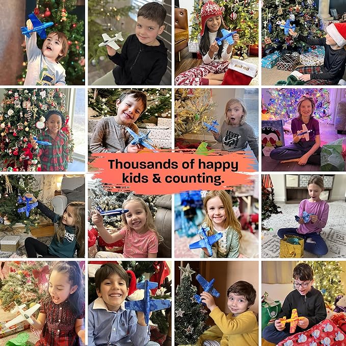 Airplane Toys for Kids: Stars & Stripes Foam Glider Plane Toy For Boys & Girls - USA Flag Design Gifts for Boys & Girls, Airplane Toy American Flag Model Color Airplanes for Outdoor Party Favor Toys