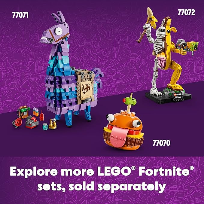 LEGO Fortnite Battle Bus - Collectible Fortnite Toy for Kids, Boys and Girls, Ages 10+ - Pretend Play Set with 9 Minifigures from Video Game - Gift Ideas for Fans - 77073