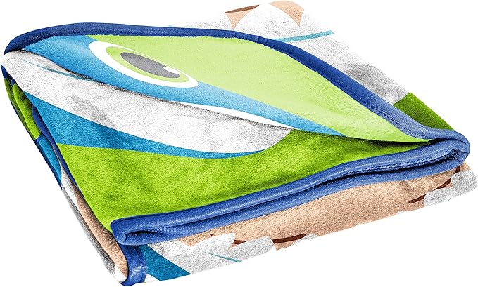 Jay Franco Cocomelon JJ Baby Shark Kid's Plush Throw Blanket - 46" x 60" Soft Fleece Blanket for Toddlers, Cozy, Fade Resistant