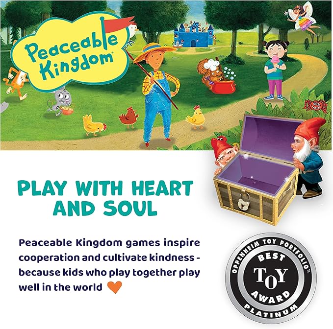 Peaceable Kingdom Gnomes at Night A Cooperative Maze Game for 2 to 4 Kids Ages 6+