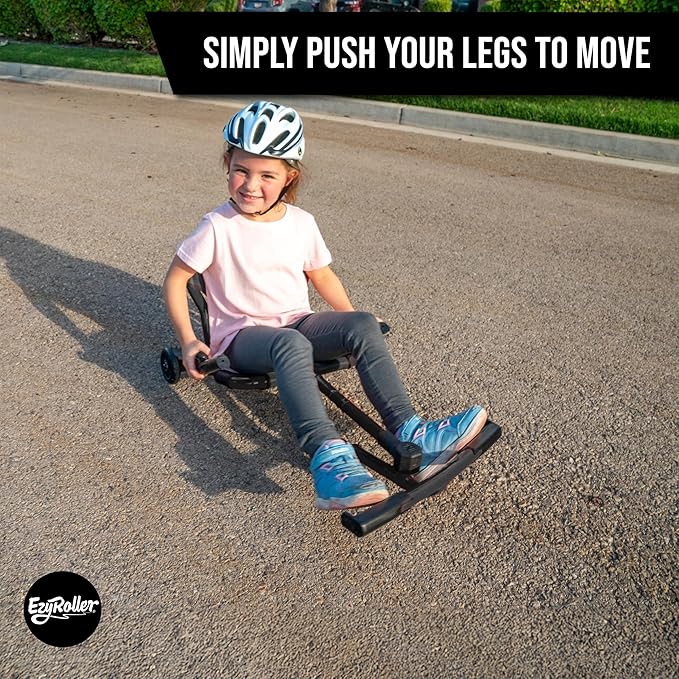 EzyRoller Classic X Ages 4+, 45lbs - 120lbs - Black