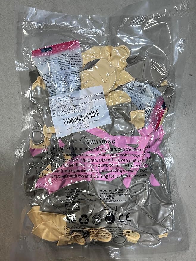 Pearl White Balloon Garland Arch Kit 132 Pcs Bow Coquette Sand White Ivory Party Balloons with Pastel Pink Long Latex Balloon for Girls Princess Wedding Baby Shower Bridal Birthday Party Decor