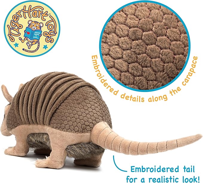 Mike The Armadillo - 9 Inch (Tail Measurement not Included!) Stuffed Animal Plush