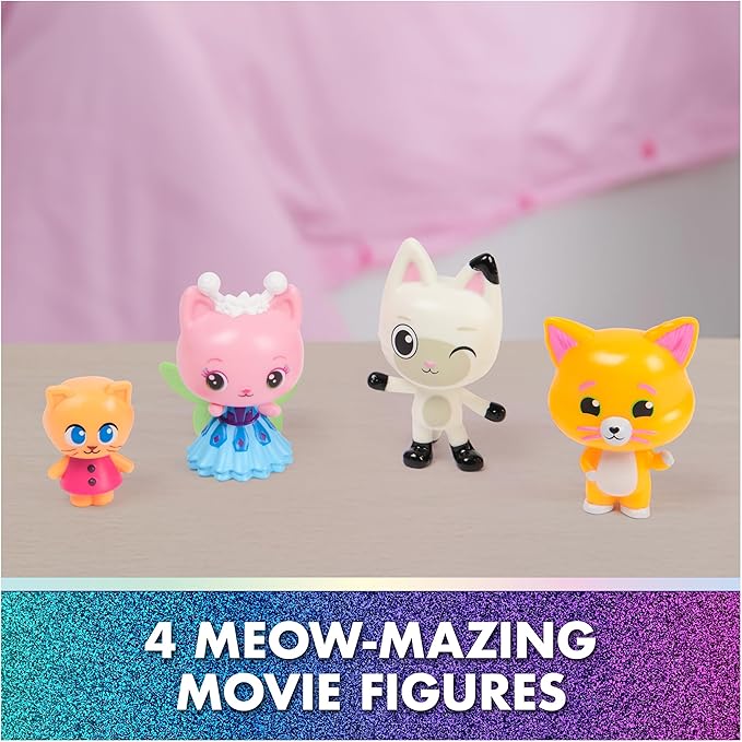 Gabby's Dollhouse: The Movie, Gabby's Garden Friends Pack with 6-Inch Gabby Doll, 4 Toy Figures & Accessories, Kids Toys for Girls & Boys Ages 3 and Up