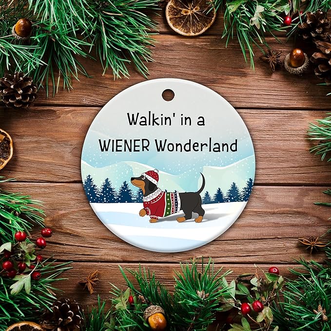 Gifts for Dog Lovers, Dachshund Christmas Decorations, Dachshund Ornament, Dog Christmas Ornaments 2025