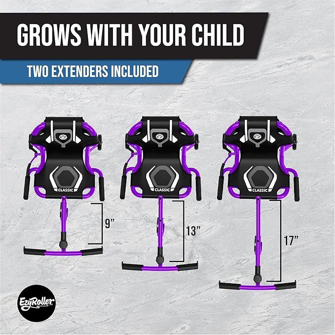 EzyRoller Classic X Ages 4+, 45lbs - 120lbs - Purple