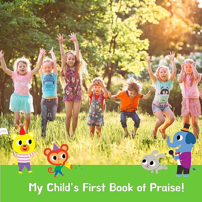 Dance with Jesus Christian Sound Books for Kids - 6 Bible Songs - Christening, Baptism Gifts for Boys and Girls - Religious Toys, Interactive Music Books for Toddlers - Baby Dedication